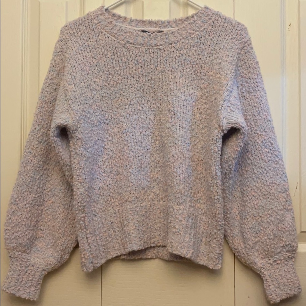 pink/blue sweater